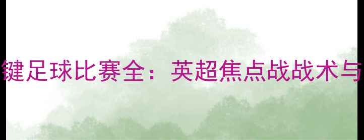 图片 2月勇士队关键足球比赛全：英超焦点战战术与历史性时刻2