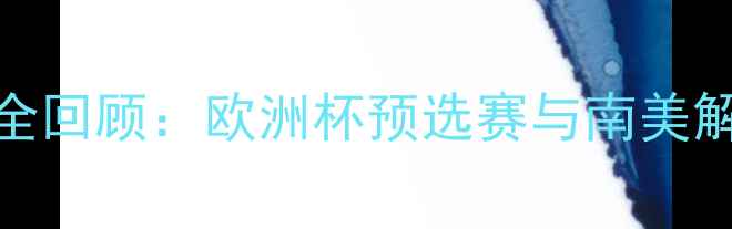 图片 8月足球经典赛事全回顾：欧洲杯预选赛与南美解放者杯战况激烈2