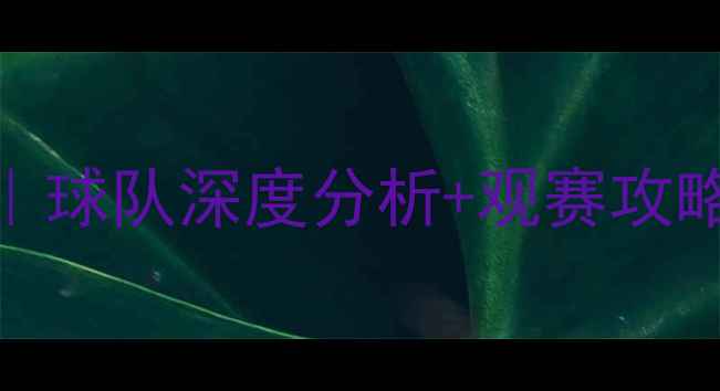 图片 ✨英超亚洲杯赛程全｜球队深度分析+观赛攻略+数据｜干货分享🔥1