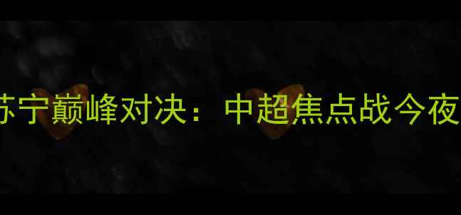 图片 上海申花vs江苏苏宁巅峰对决：中超焦点战今夜燃爆浦东足球场2