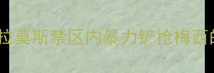 图片 世界杯决赛：拉莫斯禁区内暴力铲抢梅西的争议事件全2