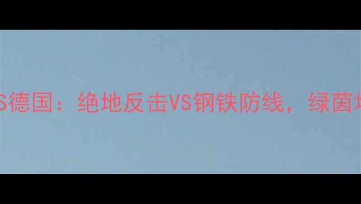 图片 世界杯阿根廷VS德国：绝地反击VS钢铁防线，绿茵场上的巅峰对决