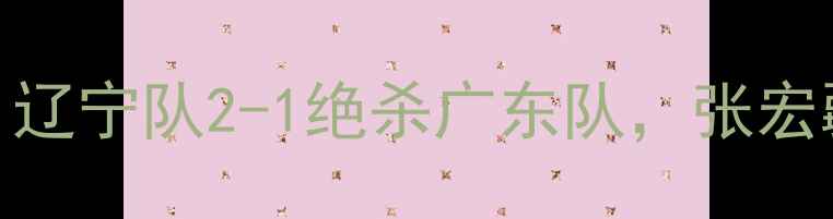 图片 中超焦点战深度复盘：辽宁队2-1绝杀广东队，张宏疆世界波引爆球迷热情