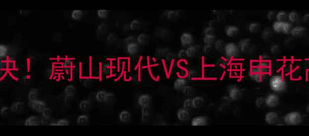 图片 中韩足球巅峰对决！蔚山现代VS上海申花高清战报+战术全