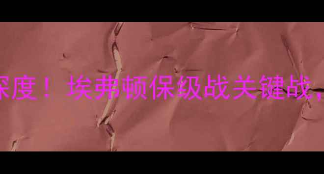 图片 伊基克vs埃弗顿：冷门对决深度！埃弗顿保级战关键战，伊基克冲击英超！⚽️⚽️