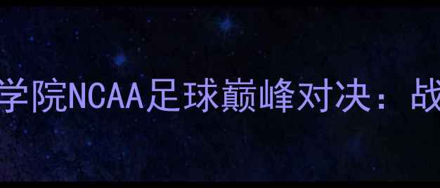 图片 伯德大学vs约翰逊学院NCAA足球巅峰对决：战术布局与关键球员