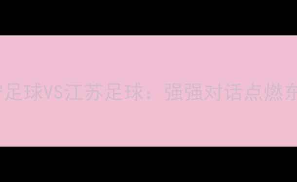 图片 全运会辽宁足球VS江苏足球：强强对话点燃东北虎主场1
