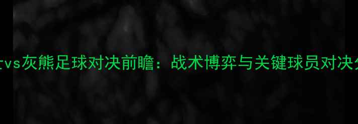 图片 勇士vs灰熊足球对决前瞻：战术博弈与关键球员对决分析