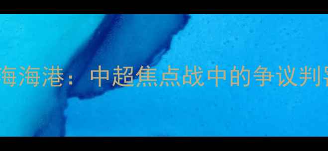 图片 北京国安VS上海海港：中超焦点战中的争议判罚与战术博弈2