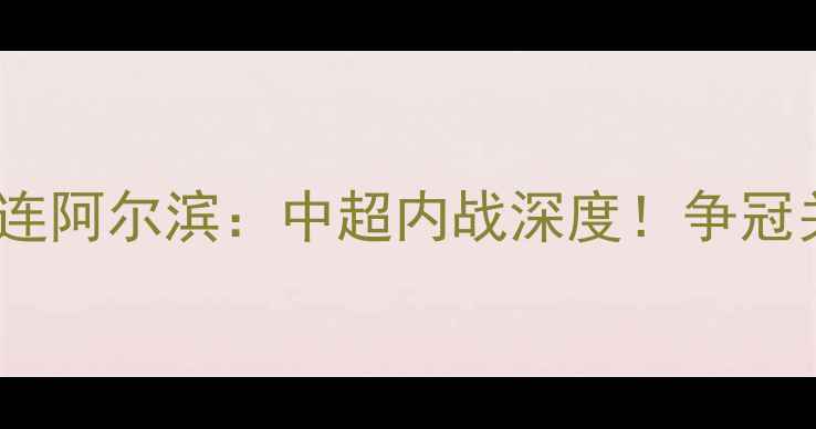 图片 北京国安vs大连阿尔滨：中超内战深度！争冠关键战全攻略1