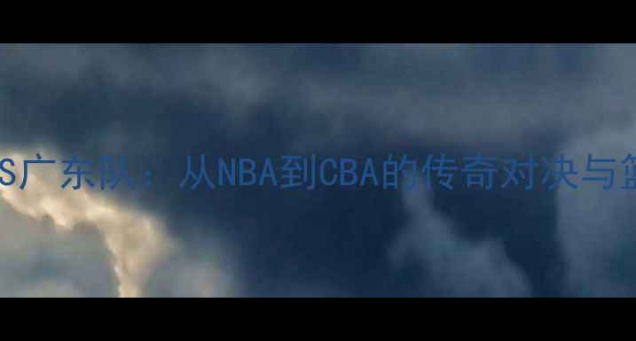 图片 史蒂芬森VS广东队：从NBA到CBA的传奇对决与篮球情怀全