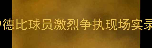 图片 国安vs申花冲突升级！赛季京沪德比球员激烈争执现场实录中超再现暴力事件引全网热议1