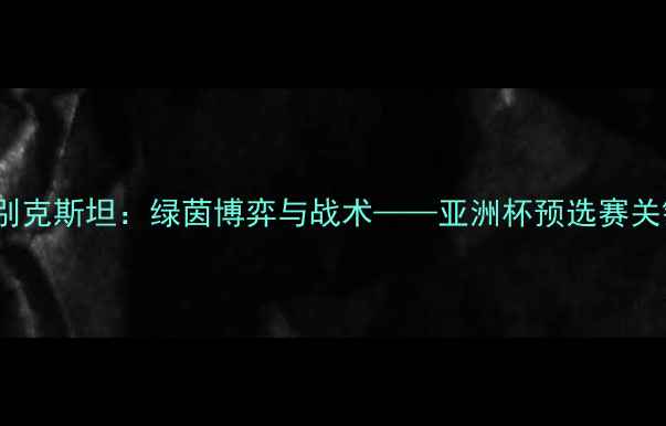 图片 国足vs乌兹别克斯坦：绿茵博弈与战术——亚洲杯预选赛关键战全记录1