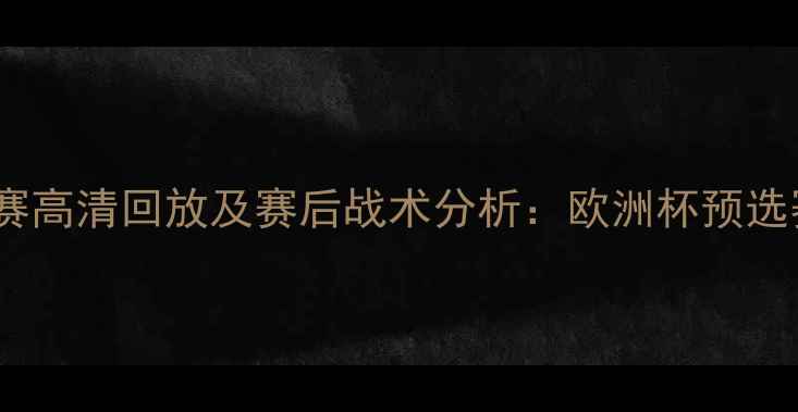 图片 土耳其vs瑞典足球赛高清回放及赛后战术分析：欧洲杯预选赛关键对决全纪录2