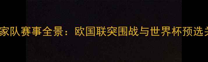 图片 圣马力诺国家队赛事全景：欧国联突围战与世界杯预选关键战深度1