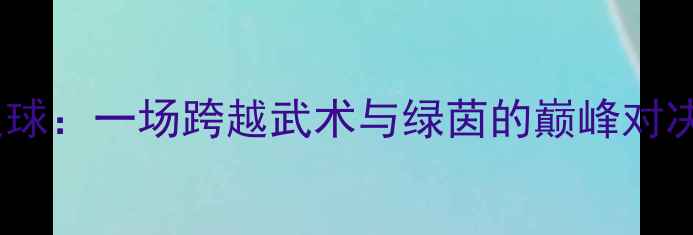 图片 少林功夫足球VS泰拳足球：一场跨越武术与绿茵的巅峰对决！高清直播+购票攻略