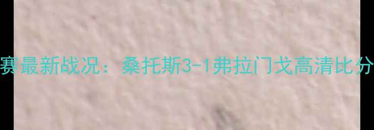 图片 巴西男足联赛最新战况：桑托斯3-1弗拉门戈高清比分及战术全解