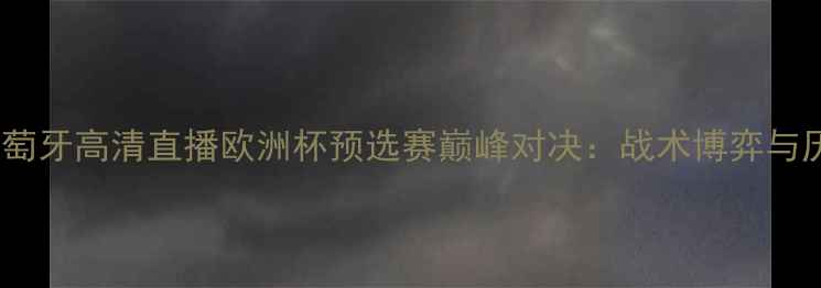 图片 意大利VS葡萄牙高清直播欧洲杯预选赛巅峰对决：战术博弈与历史恩怨全1
