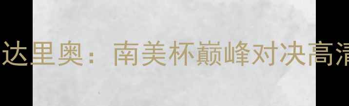 图片 智利大学vs瓦斯科达里奥：南美杯巅峰对决高清战报与战术深度1
