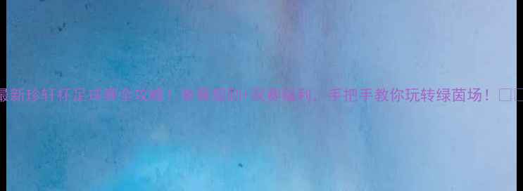 图片 最新珍轩杯足球赛全攻略！参赛规则+观赛福利，手把手教你玩转绿茵场！🏆⚽
