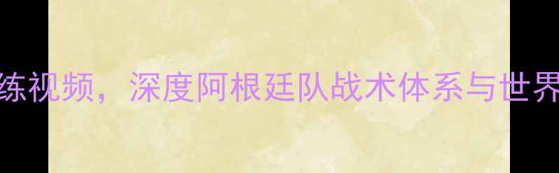 图片 梅西赛后回放训练视频，深度阿根廷队战术体系与世界杯夺冠关键策略