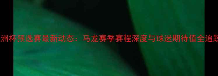 图片 欧洲杯预选赛最新动态：马龙赛季赛程深度与球迷期待值全追踪1