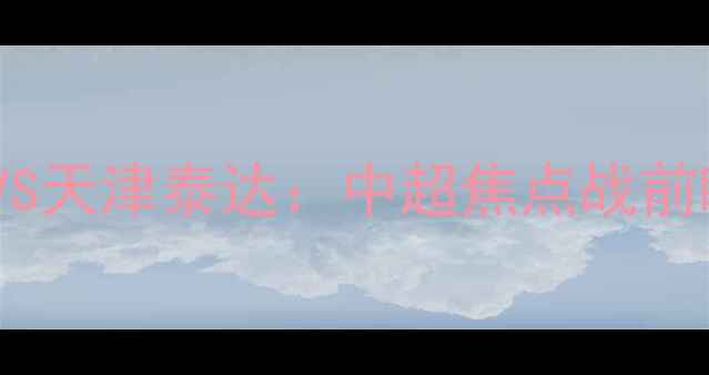 图片 江苏苏宁VS天津泰达：中超焦点战前瞻与战术1