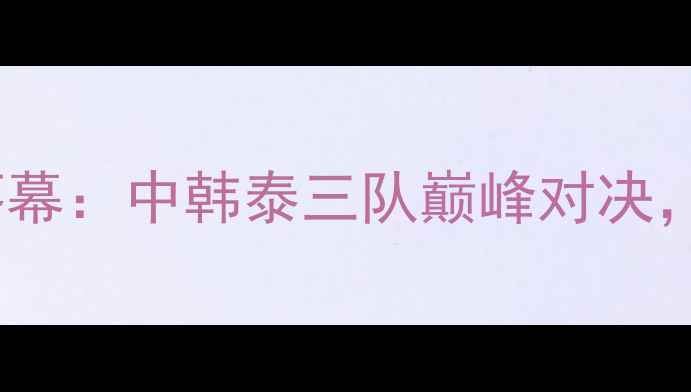 图片 沈阳国际足球邀请赛圆满落幕：中韩泰三队巅峰对决，沈阳体育文化再添新名片1