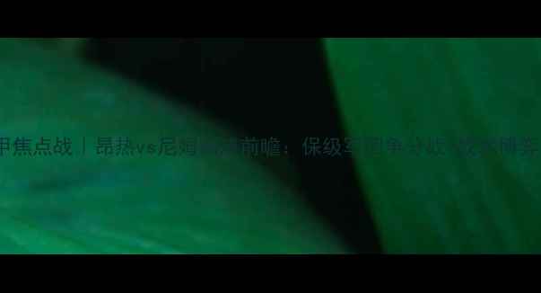 图片 法甲焦点战｜昂热vs尼姆高清前瞻：保级军团争分战+战术博弈全2