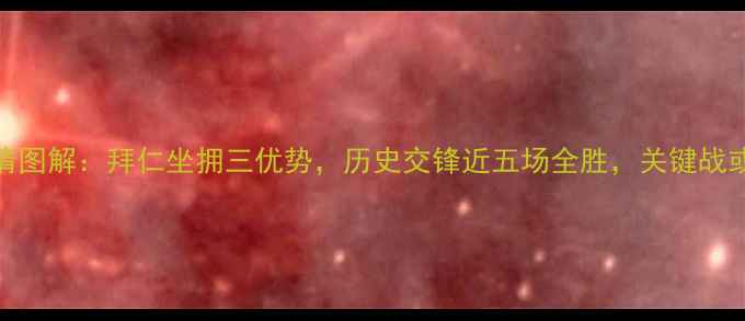 图片 波鸿VS拜仁高清图解：拜仁坐拥三优势，历史交锋近五场全胜，关键战或再演大胜比分