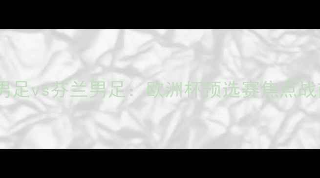 图片 波黑男足vs芬兰男足：欧洲杯预选赛焦点战前瞻2
