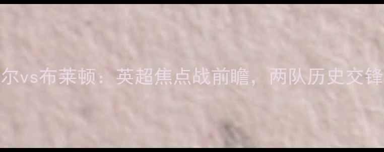 图片 米尔沃尔vs布莱顿：英超焦点战前瞻，两队历史交锋与战术