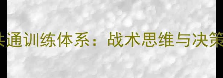 图片 职业足球与电竞选手的共通训练体系：战术思维与决策能力的跨领域对比研究1