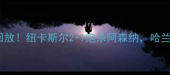 图片 英超焦点战高清全场回放！纽卡斯尔2-1绝杀阿森纳，哈兰德传射建功赛后深度1