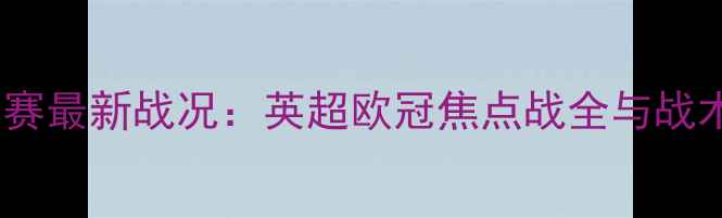 图片 赛季五大联赛最新战况：英超欧冠焦点战全与战术深度剖析2