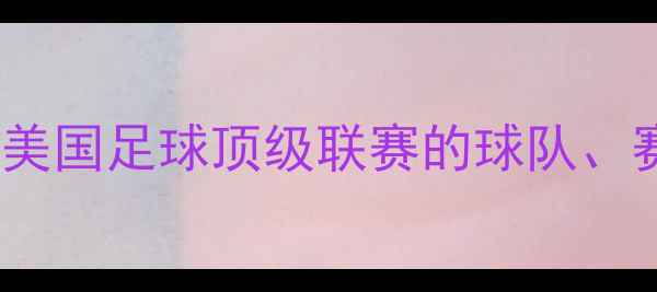 图片 赛季阿美超全：美国足球顶级联赛的球队、赛制与商业价值1