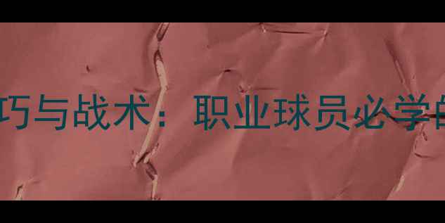 图片 足球全场攻防技巧与战术：职业球员必学的12项核心技能1