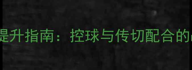 图片 足球比赛观赏性提升指南：控球与传切配合的战术与训练方法2