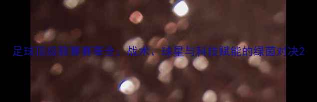 图片 足球顶级联赛赛事全：战术、球星与科技赋能的绿茵对决2