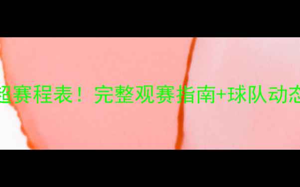图片 辽宁沈阳城市队中超赛程表！完整观赛指南+球队动态全中超联赛辽宁队
