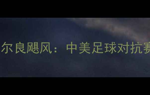 图片 金州雄狮VS新奥尔良飓风：中美足球对抗赛前瞻与战术全1