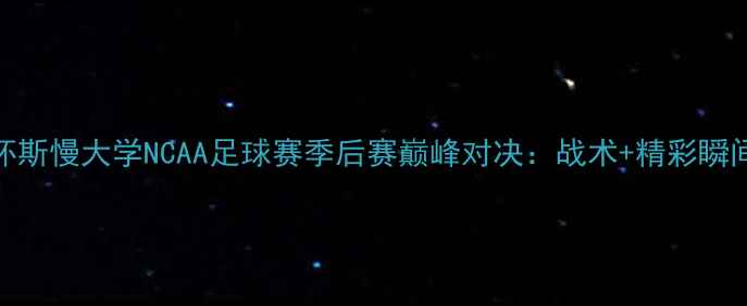 图片 高清完整版怀斯慢大学NCAA足球赛季后赛巅峰对决：战术+精彩瞬间全记录！🏈