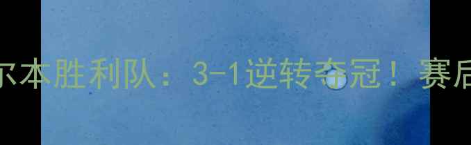 图片 高清录像猛龙队VS墨尔本胜利队：3-1逆转夺冠！赛后深度+关键数据盘点1