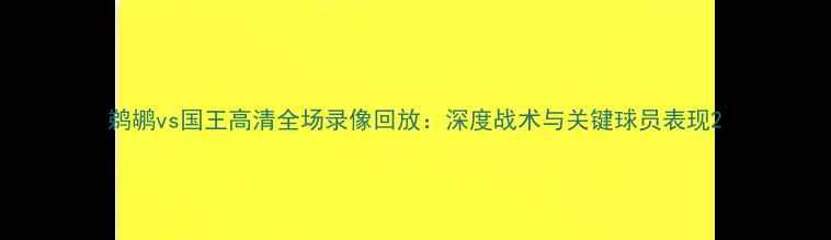 图片 鹈鹕vs国王高清全场录像回放：深度战术与关键球员表现2