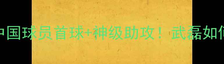图片 🌟武磊英超比赛集锦中国球员首球+神级助攻！武磊如何征服老特拉福德？🏆