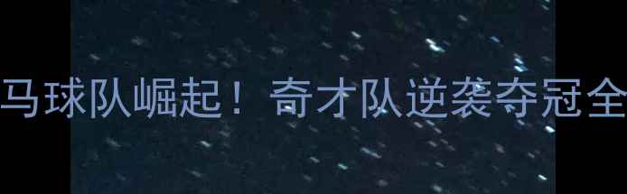 图片 🏆赛季黑马球队崛起！奇才队逆袭夺冠全回顾🏆⚽