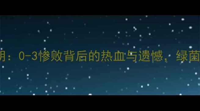 图片 🔥2004亚洲杯中国VS伊朗：0-3惨败背后的热血与遗憾，绿茵场上的经典对决回顾🔥1