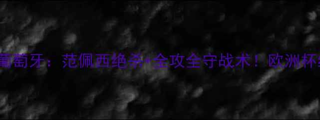 图片 🔥2006荷兰vs葡萄牙：范佩西绝杀+全攻全守战术！欧洲杯经典对决回顾2