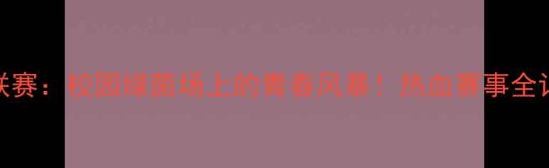 图片 🔥全国高中女足联赛：校园绿茵场上的青春风暴！热血赛事全记录+观赛攻略🔥1
