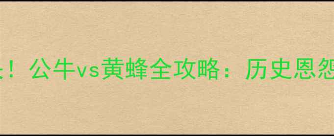 图片 🔥北京足球巅峰对决！公牛vs黄蜂全攻略：历史恩怨+战术+观赛指南🏆2